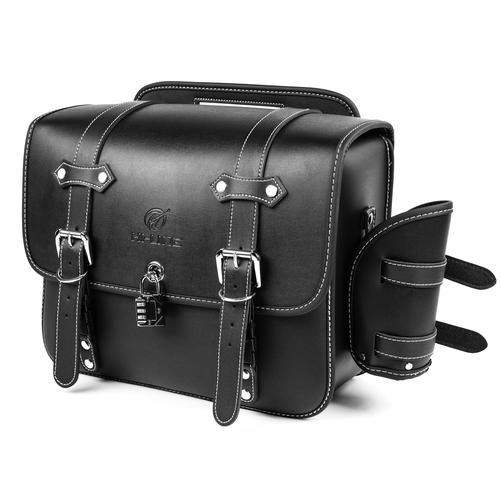 Amazon | HI-LINE バイク サイドバッグ サドルバッグ 15L 大容量